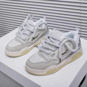 New soft-soled bread shoes summer breathable trendy women's shoes women's heightening shoes low-top thick-soled sneakers women's sports shoes