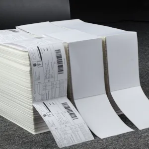Three-proof stacked thermal label paper 76*130 express printing paper 100 100 150 180 stacked outer box stickers blank one-sided single SF International Logistics delivery label full box