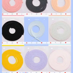 Suitable for Apple 15 data cable protective cover mobile phone charger cable Huawei vivo Xiaomi oppo/12/13/14 special anti-break wire winding headphone protective cover data cable protection rope winding