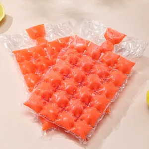 Disposable ice bag self-sealing ice tray bag household creative passion fruit edible ice box frozen ice cube mold
