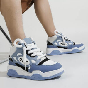 Fashion men's high-top new couple shoes women's autumn soft-soled bread shoes versatile casual thick-soled sports shoes