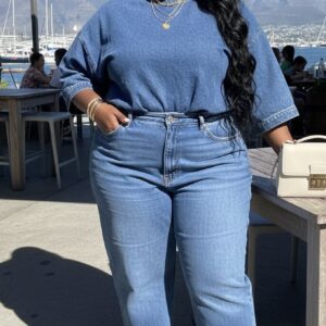 2 Pieces jeans Dress it up with heels and bold accessories, or keep it cool with sneakers and a crossbody bag.