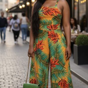 Floral Print Jumpsuit