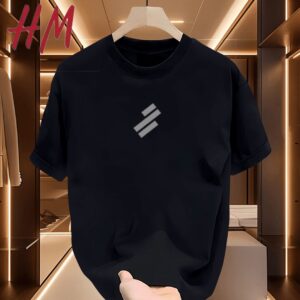 Trendy brand selection l Fashionable summer pure cotton short-sleeved T-shirt, trendy and versatile t-shirt top, men's printed bottoming shirt