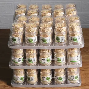 10 boxed household items restaurant creative double-ended pointed natural environmentally friendly disposable bamboo toothpicks portable bamboo